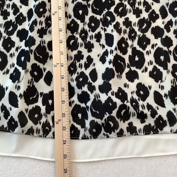 Cynthia‎ Rowley Camisole Womens Medium Black White Double Layer Spaghetti Straps - Picture 8 of 10